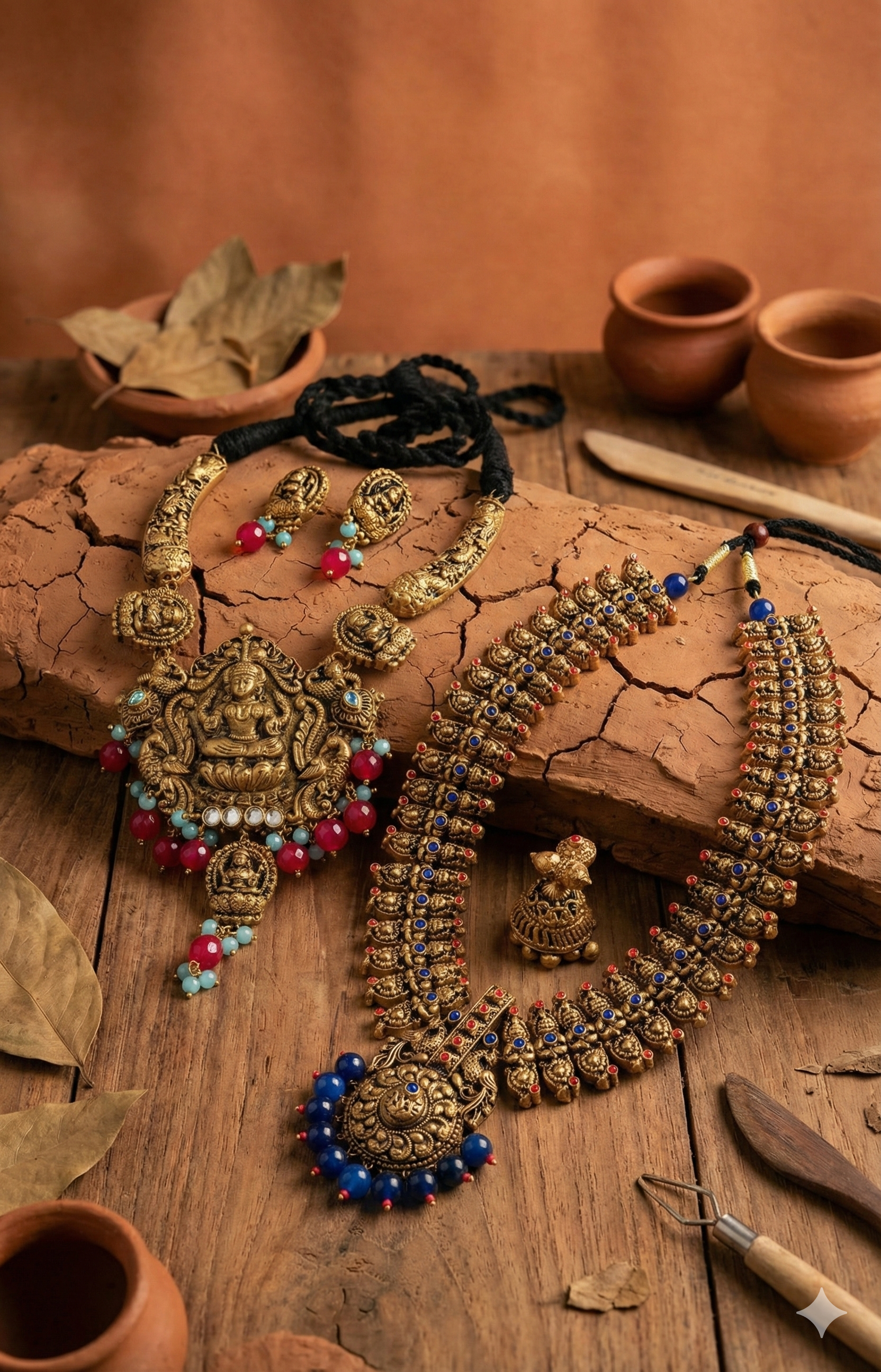 Artisan crafting terracotta